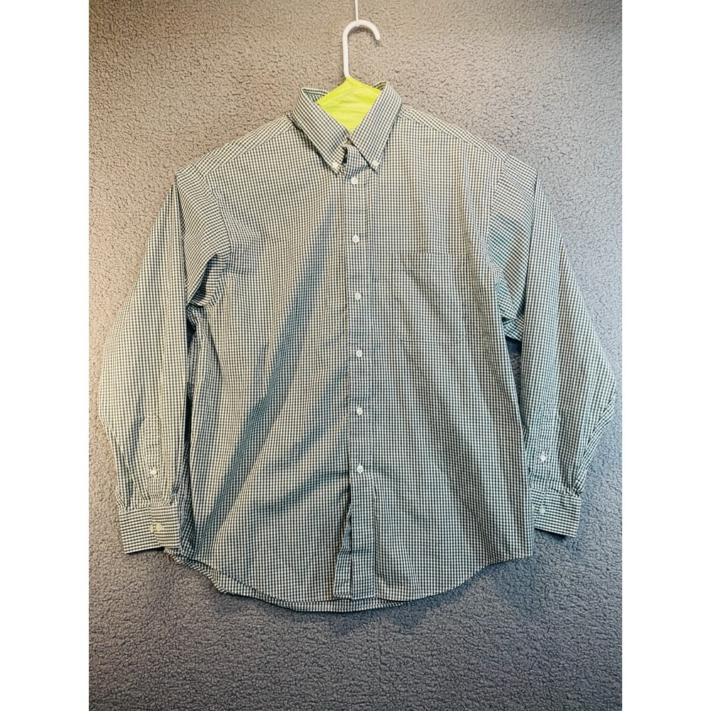 Roundtree & Yorke-Men's Shirt Size Large 100% Cotton check